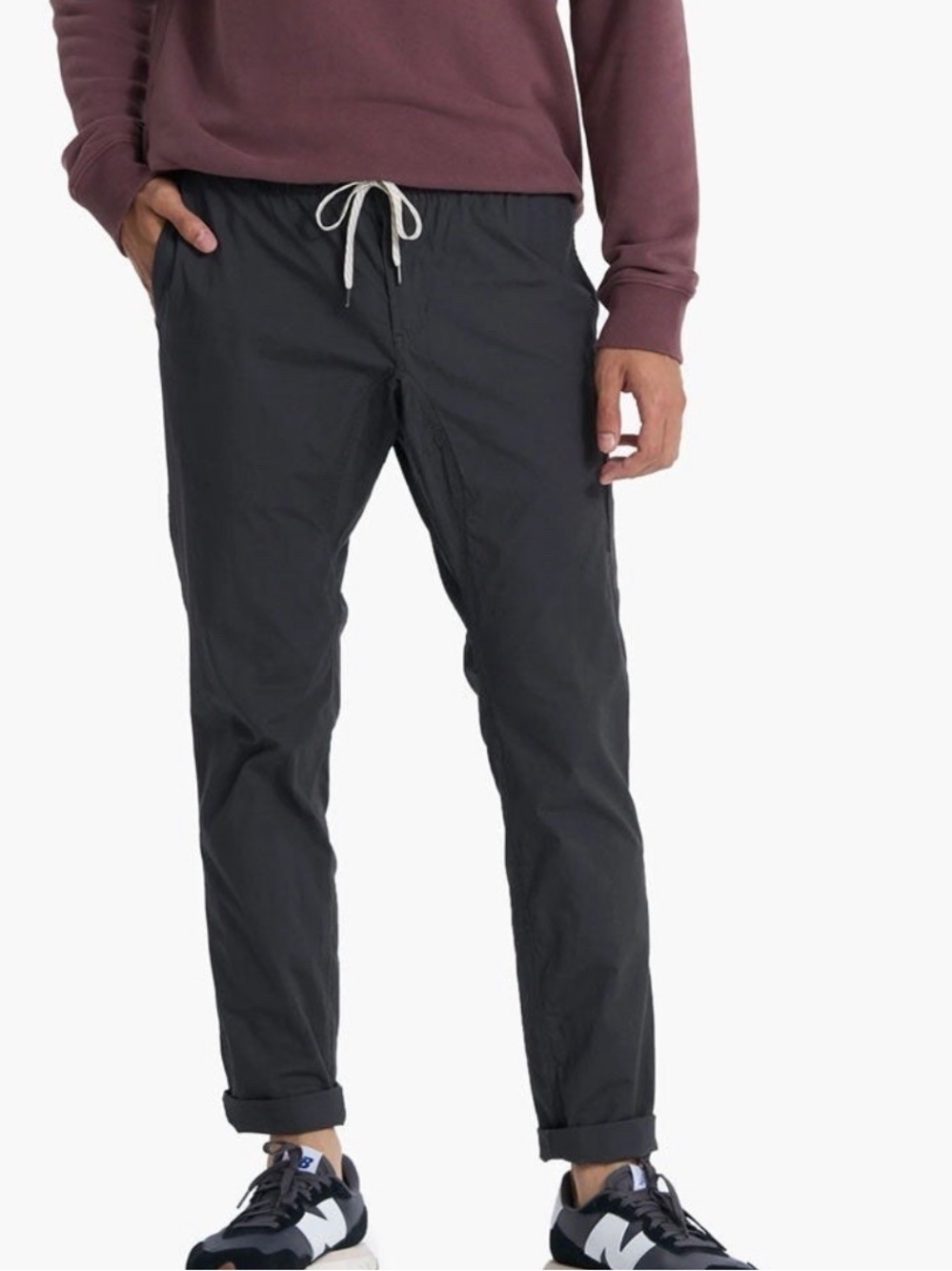Vuori Ripstop Climber Pants Mens XXL Charcoal Grey V412 Elastic Waist Jogger